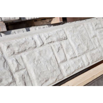 Concrete Gravel Board - Rock Faced