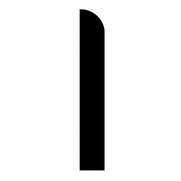 125mm MDF Pencil Round