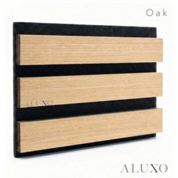 Single Faced Acoustic Wall Panels Oak