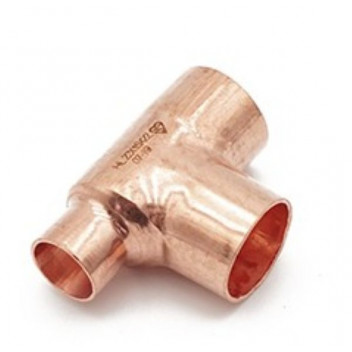 Endfeed reduced tee 22 x 15 x 22mm