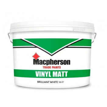 Mac Vinyl Matt Emulsion Brilliant White 10L