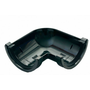 Half Round 90Â° Angle Black- RWHRA90B