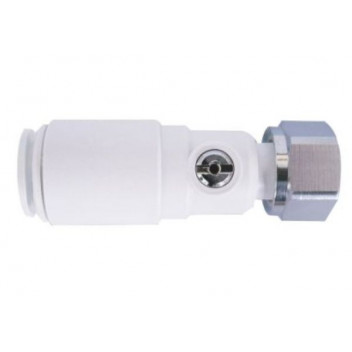 Speedfit 15x1/2\" White Plastic Service Valve WRAS