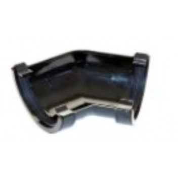 Half Round 135Â° Angle Black- RWHRA135B