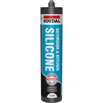 300ml Bath & Kitchen Silicone Clear