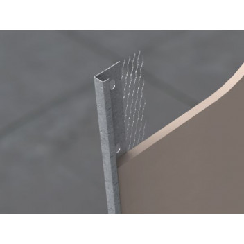 Galv 13mm Plaster Stop Bead 3.0m