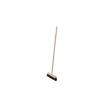Prosolve 12\" Stiff Bassine Broom & Handle