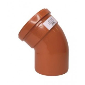 45Â° SS Bend UG 110mm Terracotta- SPUT0008