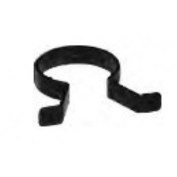 Round Down Pipe Clip Black- RWRPCB