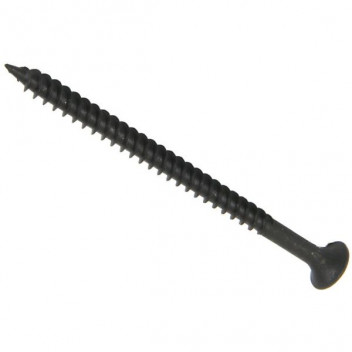 3.5x25mm Drywall Screws Black (1000)