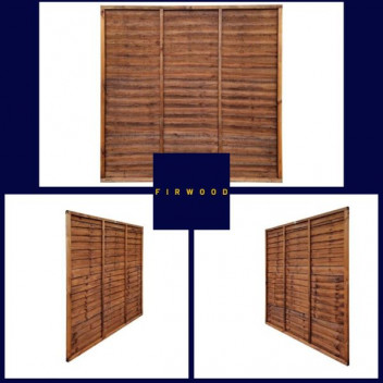 Grange Superior Lap 1.8m Pressure Treated Brown