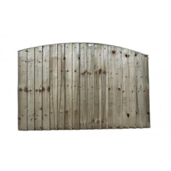 Bowtop Closeboard Fence Panel 1.2m