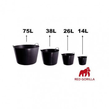 Gorilla Tub Medium Black 26L
