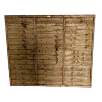 Waney Lap Fence Panel 1.5m