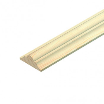 Pine Double Astragal 21mm x 9mm x 2.4m TM520