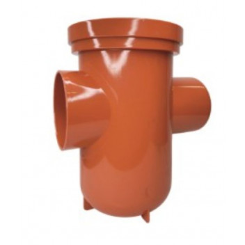 Bottle Gully/Rear Inlet Uncapped UG110mm Terracotta- SPUT0042