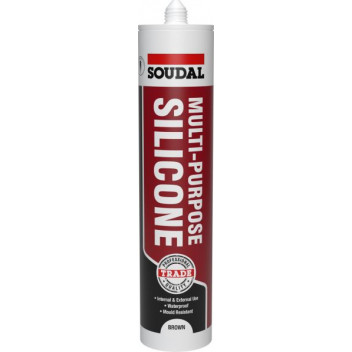 270ml Multi Purpose Silicone Brown Trade