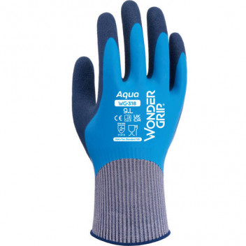 Wonder Grip Aqua WG-318 Gloves - Large
